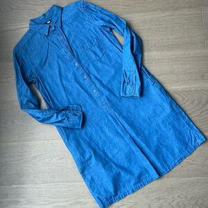 Uniqlo denim shirt dress
